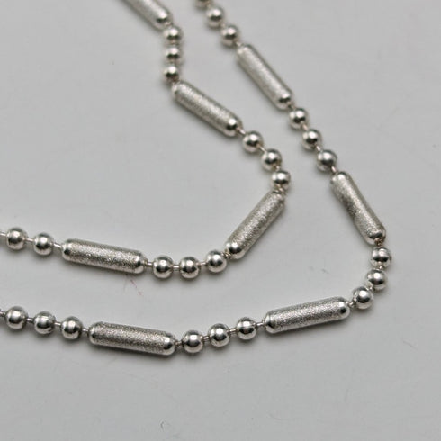 Vintage sterling silver turquoise pendant and sterling silver necklace